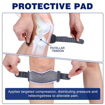 Velthek Athletic Knee Support Strap for Tendon Relief