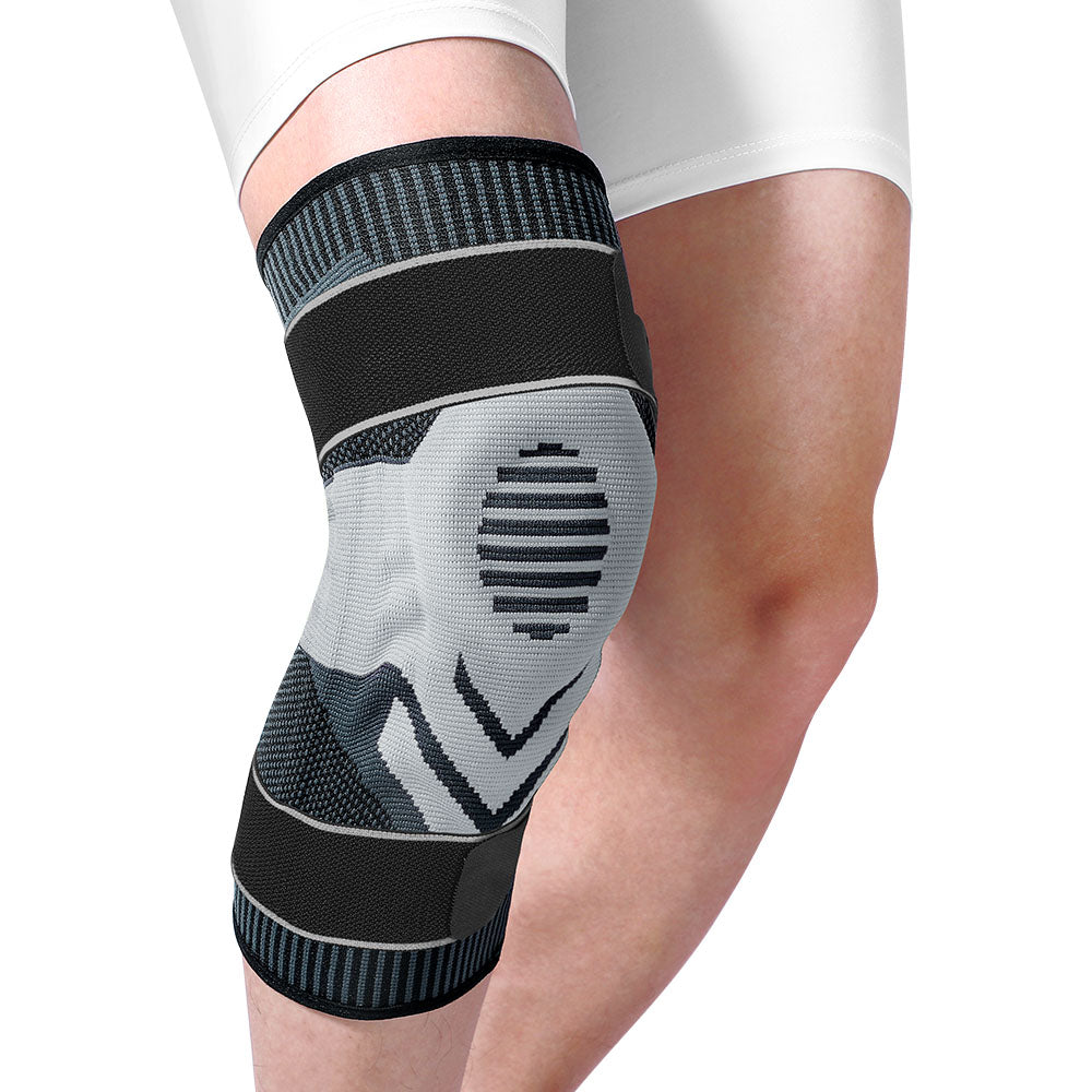 Comfortable Adjustable Knee Support Brace for Runners 2 Pack