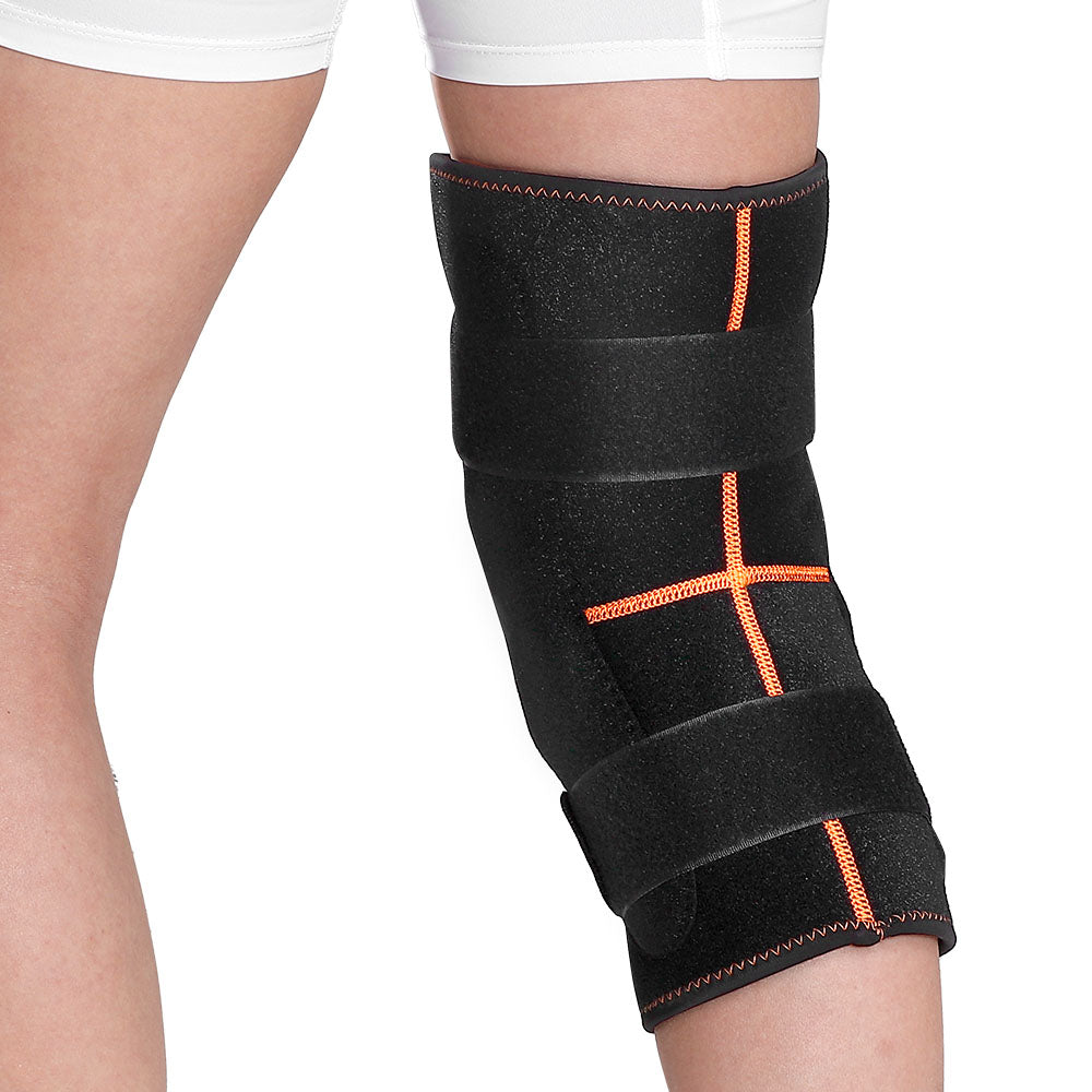 Strong Hinged Knee Support for Active Sports Open Patella