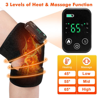 Thermal Knee Support with Soothing Massage for Pain Relief