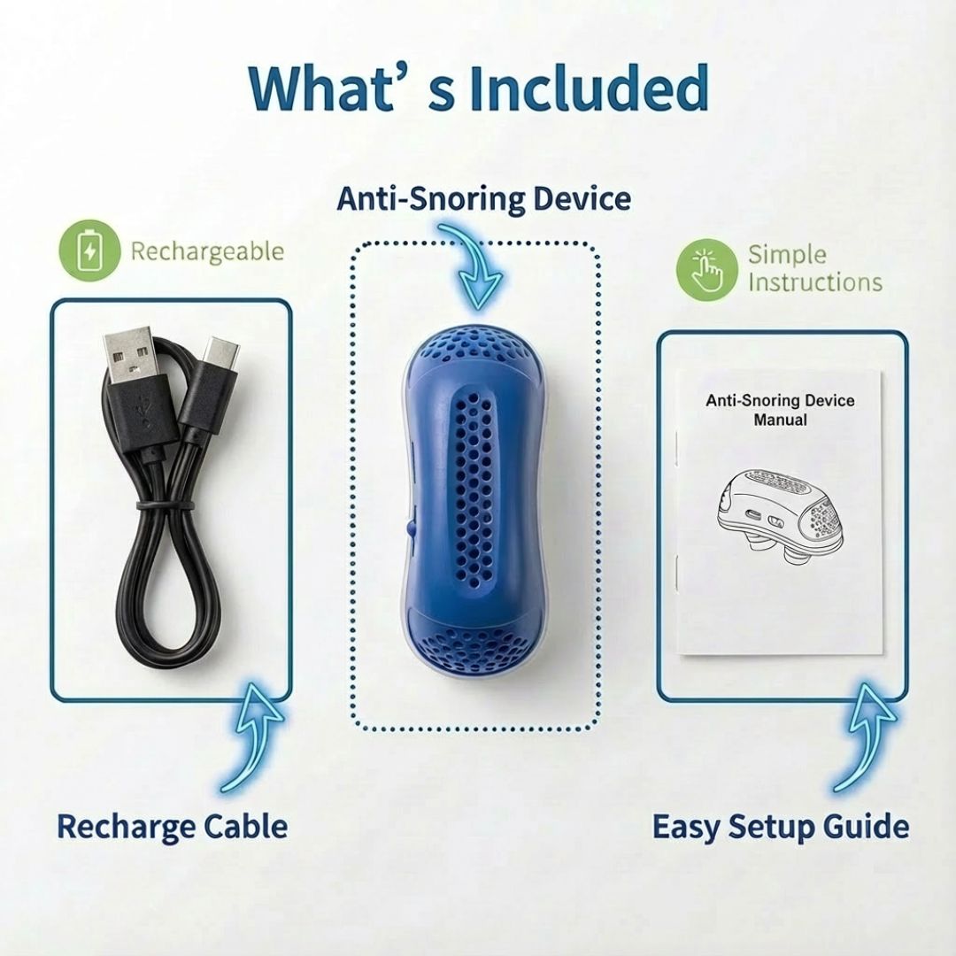 Micro CPAP Sleep Apnea Machine For Travel & Anti Snoring - CPAP Alternative