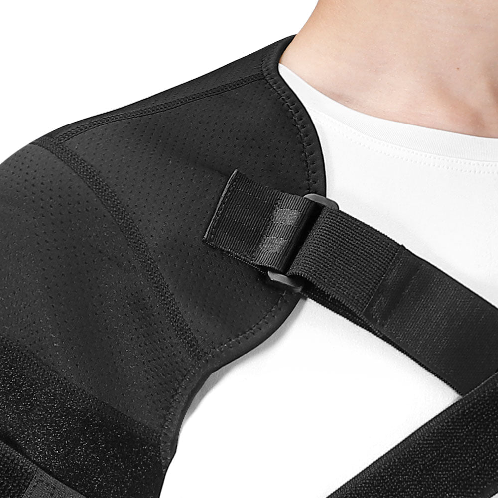 Flexible Sports Double Shoulder Support Brace for Fitness