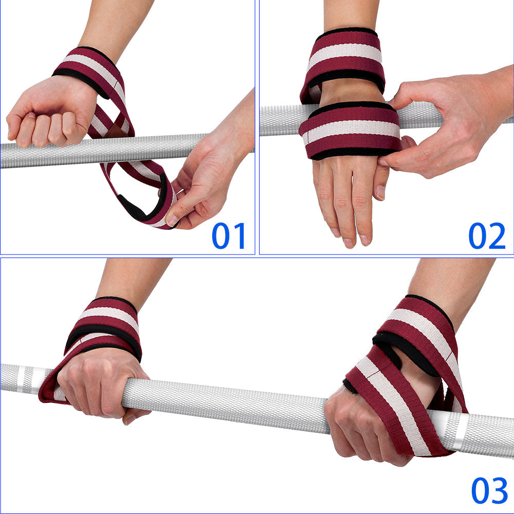 Durable Wrist Wraps for Heavy Lifting and Fitness - 2 Pack