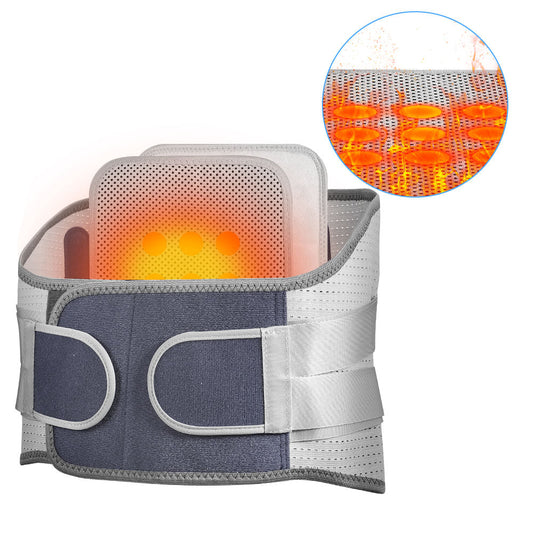 Adjustable Thermal Back Support with Detachable Pads - Velthek