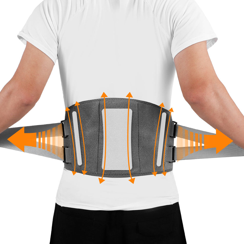 Thermal Electric Back Support Massager Belt