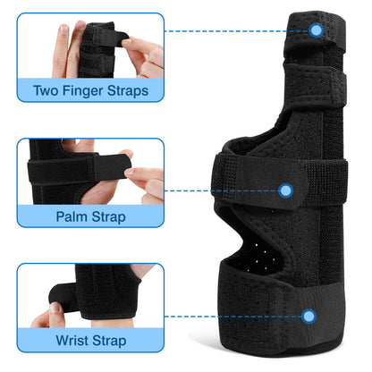 Strong Wrist Support Brace with Metal Plate for Finger