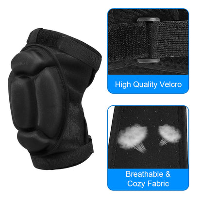 Protective Elbow Pads with Secure Fit Straps - 2 Pack
