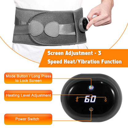 Thermal Electric Back Support Massager Belt