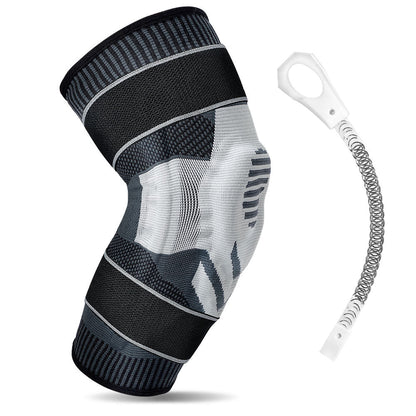 Comfortable Adjustable Knee Support Brace for Runners 2 Pack