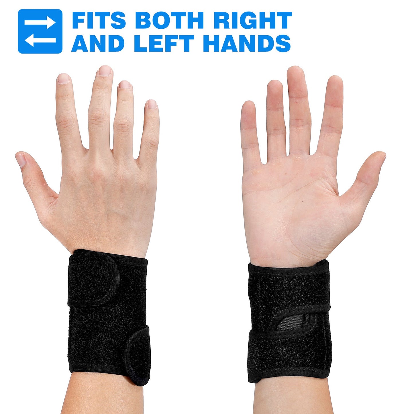 Athletic Wrist Support Bands Reduce Injury - 2 Pack