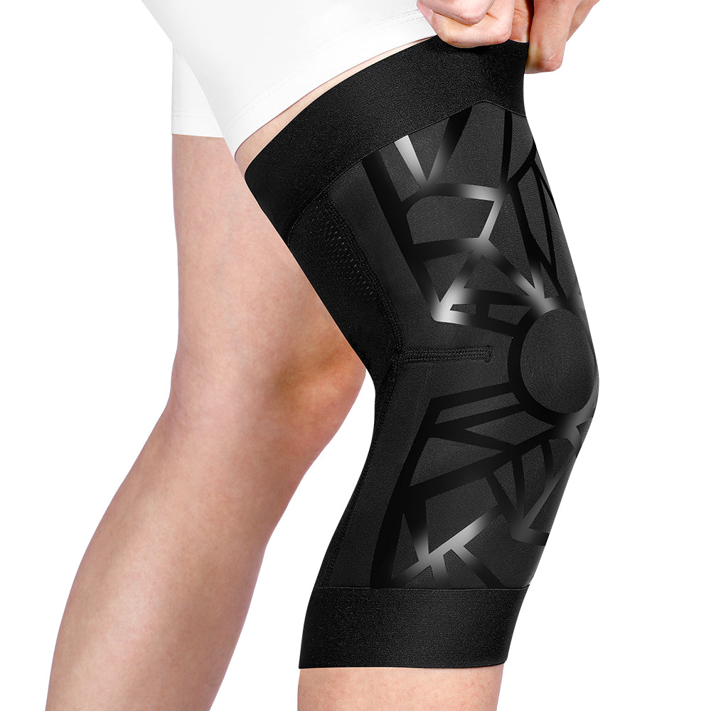 High Quality Knee Support Sleeves for Runners 2 Pack - Velthek