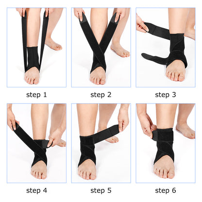 Comfortable Elastic Ankle Support Wrap 2 Pack