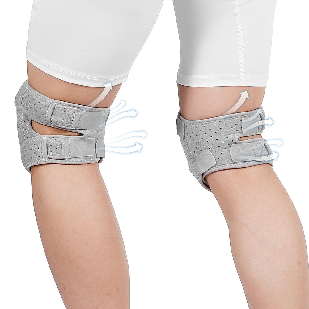 Comfortable Sports Knee Patella Strap - 2 Piece Set