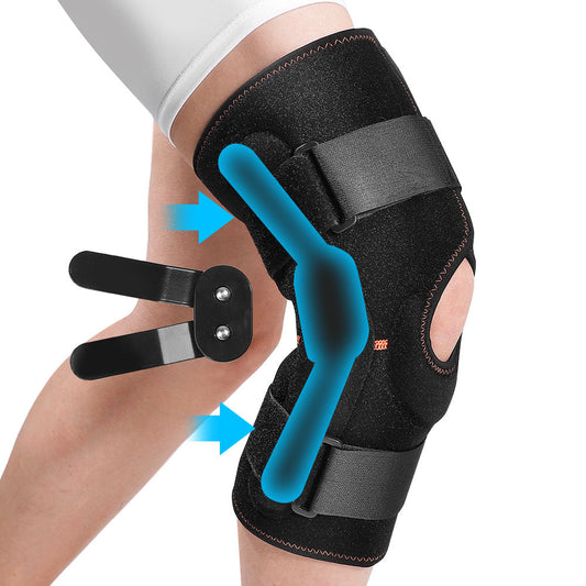 Strong Hinged Knee Support for Active Sports Open Patella - Velthek