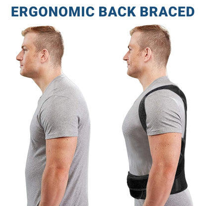 Adjustable Posture Corrector Back Support Brace FBR03