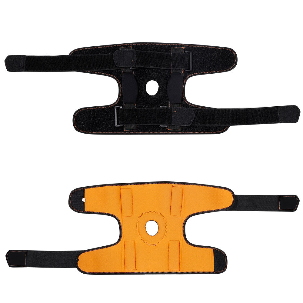 Strong Hinged Knee Support Brace with Metal Stabilizer