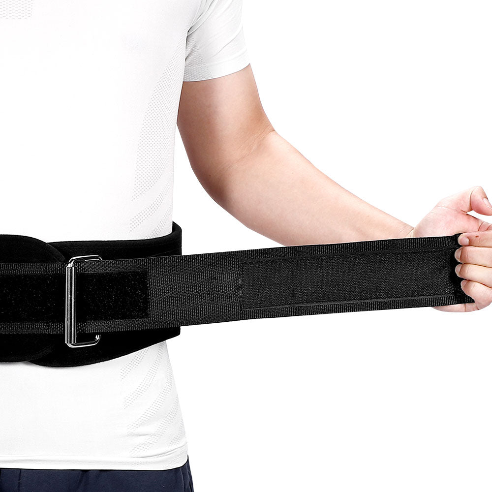 Velthek Back Support with Strong Metal Clasp and Breathable Lining