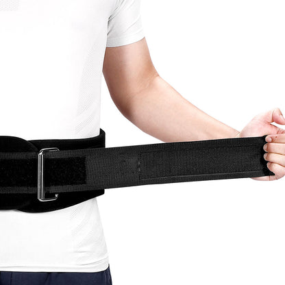 Velthek Back Support with Strong Metal Clasp and Breathable Lining