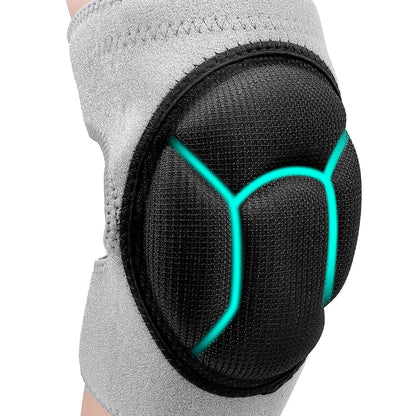 Velthek Athletic Knee Sleeves with Cushioned Pad Support