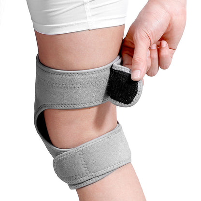 Velthek Athletic Knee Sleeves with Cushioned Pad Support
