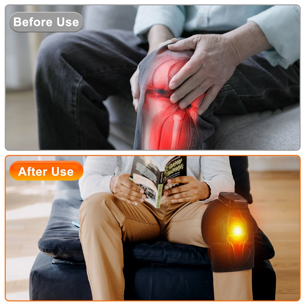 Thermal Knee Support with Soothing Massage for Pain Relief
