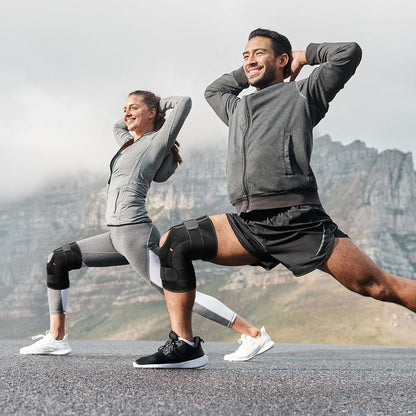 Strong Hinged Knee Support for Active Sports Open Patella