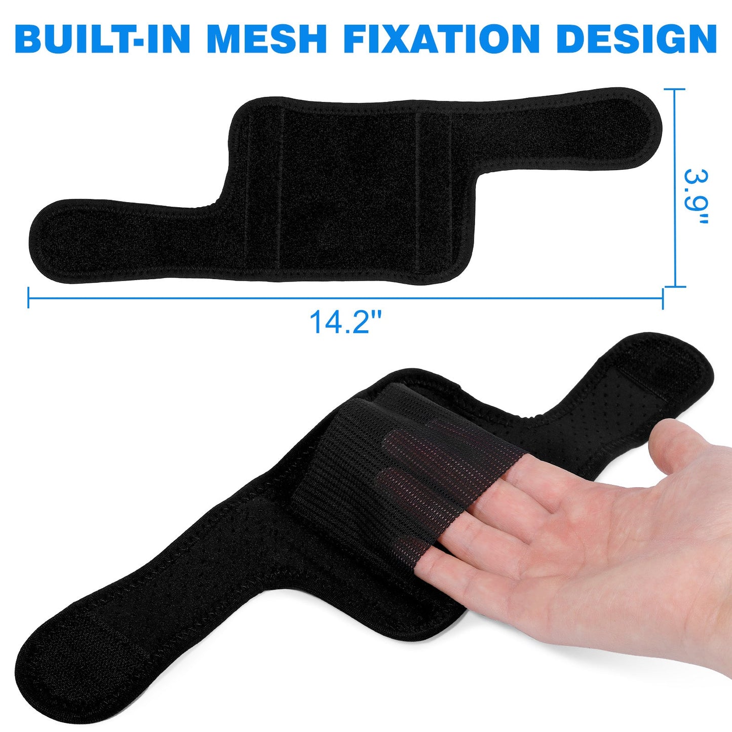 Athletic Wrist Support Bands Reduce Injury - 2 Pack