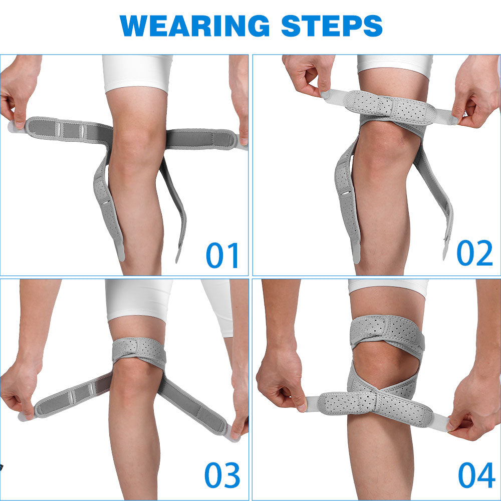 Comfortable Knee Straps for Running Patellar Support