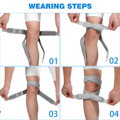 Comfortable Knee Straps for Running Patellar Support