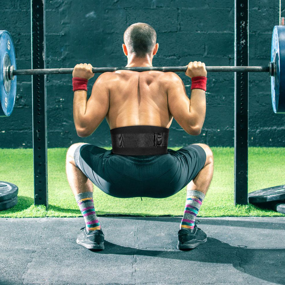Velthek Back Support with Strong Metal Clasp and Breathable Lining