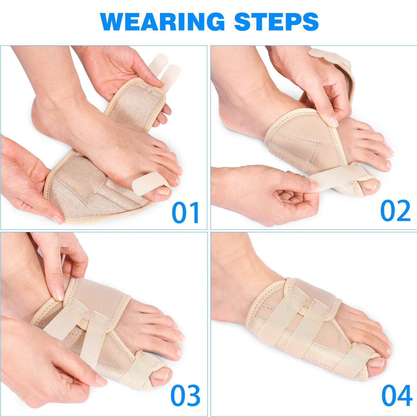 Adjustable Ankle Support Wrap for Bunion Relief - 1 Piece