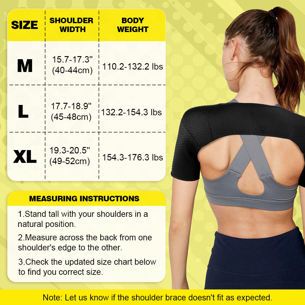 Premium Double Shoulder Support Sleeve for Active Wear