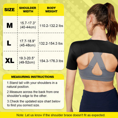 Premium Double Shoulder Support Sleeve for Active Wear