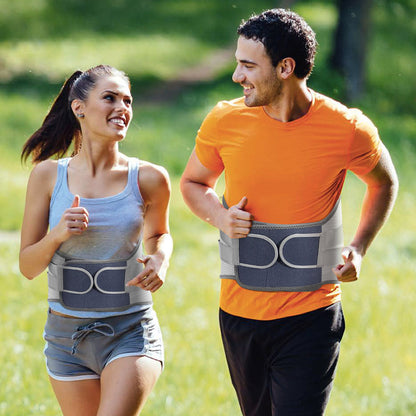 Adjustable Thermal Back Support with Detachable Pads