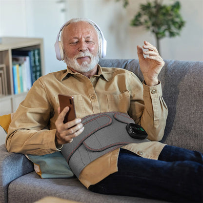 Wireless Back Support Massager with Thermal Heat Therapy