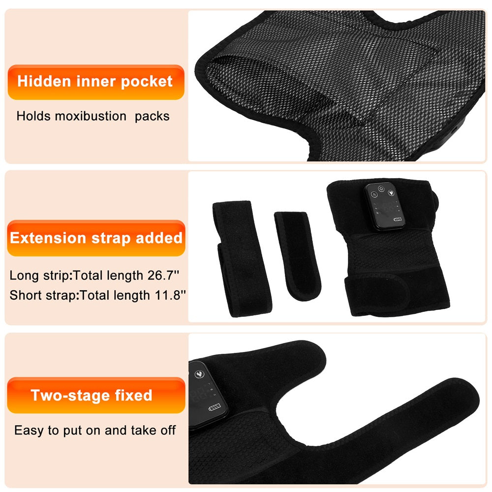 Thermal Knee Support with Soothing Massage for Pain Relief