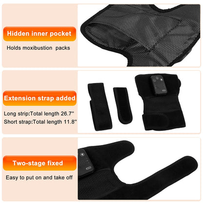 Thermal Knee Support with Soothing Massage for Pain Relief