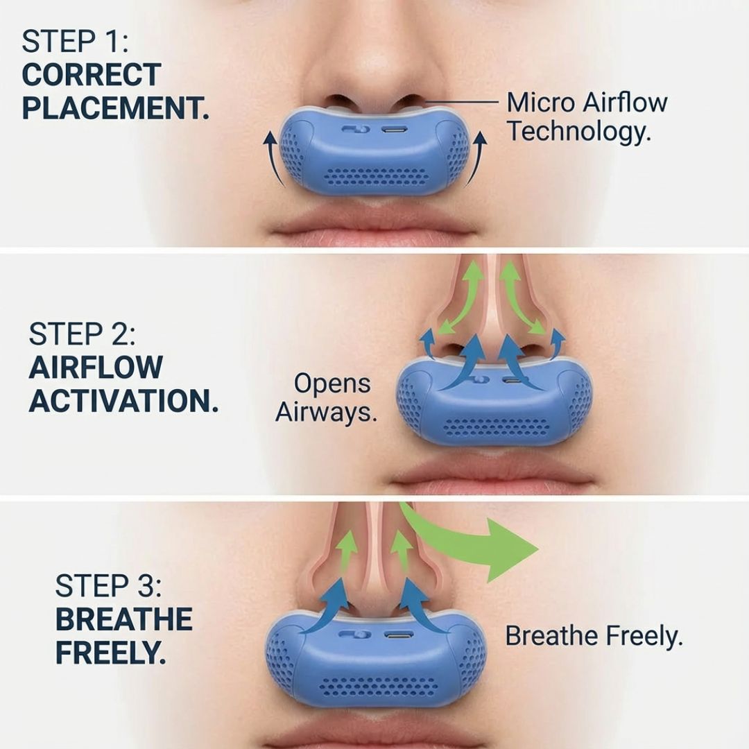 Micro CPAP Sleep Apnea Machine For Travel & Anti Snoring - CPAP Alternative