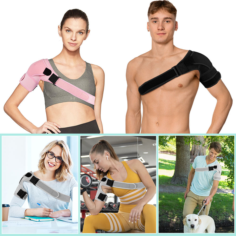 Therapeutic Shoulder Ice Wrap with Removable Cold Pack