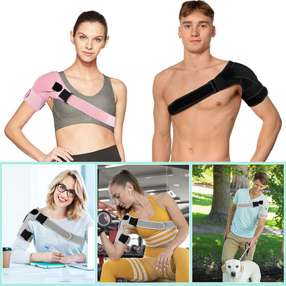 Therapeutic Shoulder Ice Wrap with Removable Cold Pack