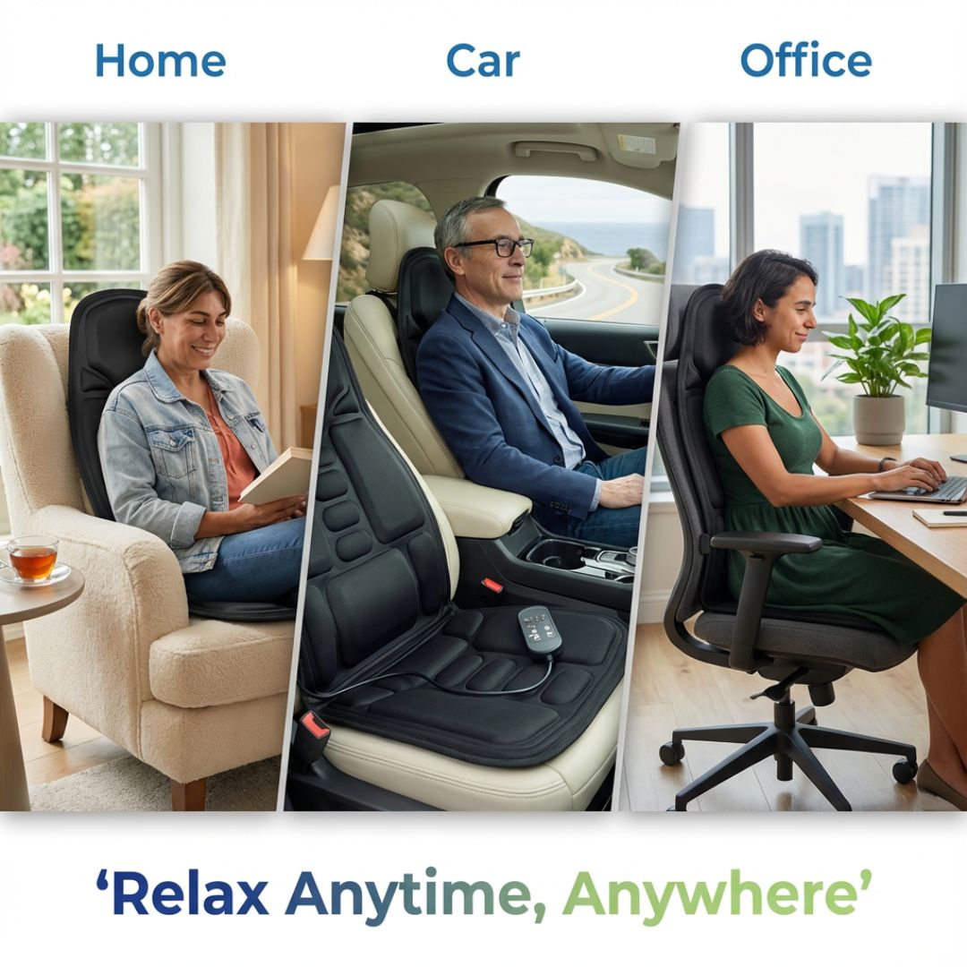 The Premium Massage Chair With Heated Back Neck Cushion