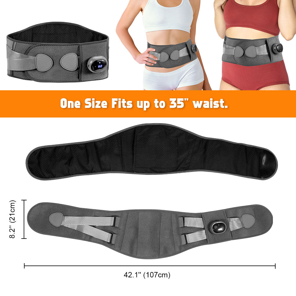Thermal Electric Back Support Massager Belt