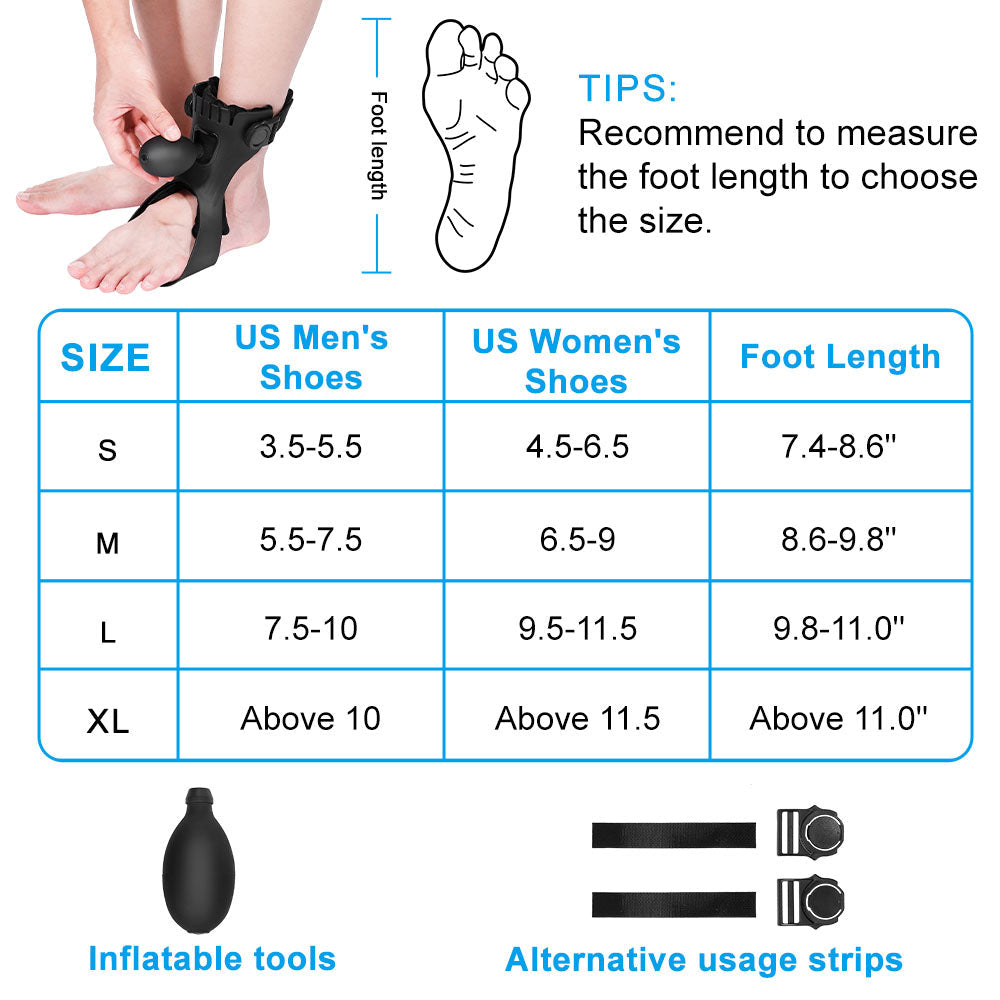 Comfortable Ankle Stabilizer with Adjustable Strap for Foot Support