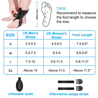 Comfortable Ankle Stabilizer with Adjustable Strap for Foot Support