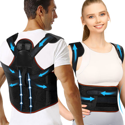 Adjustable Unisex Lumbar Back Support Corrector Belt