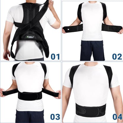 Adjustable Posture Corrector Back Support Brace FBR03