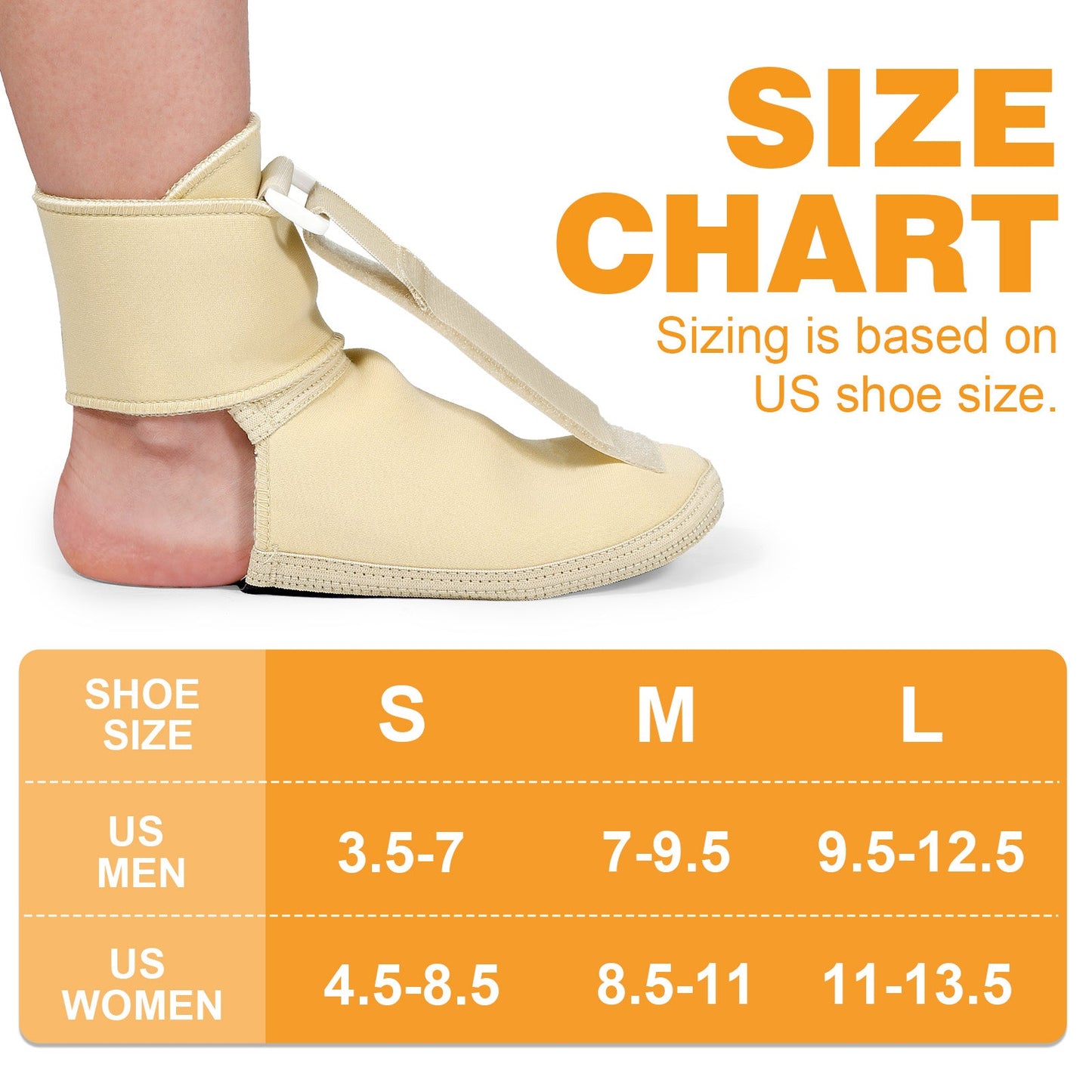 Comfortable Ankle Support Wrap for Drop Foot FAM01