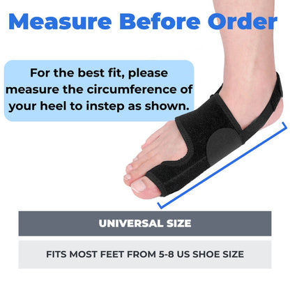 Strong Ankle Support for Bunion Relief with Metal Plate