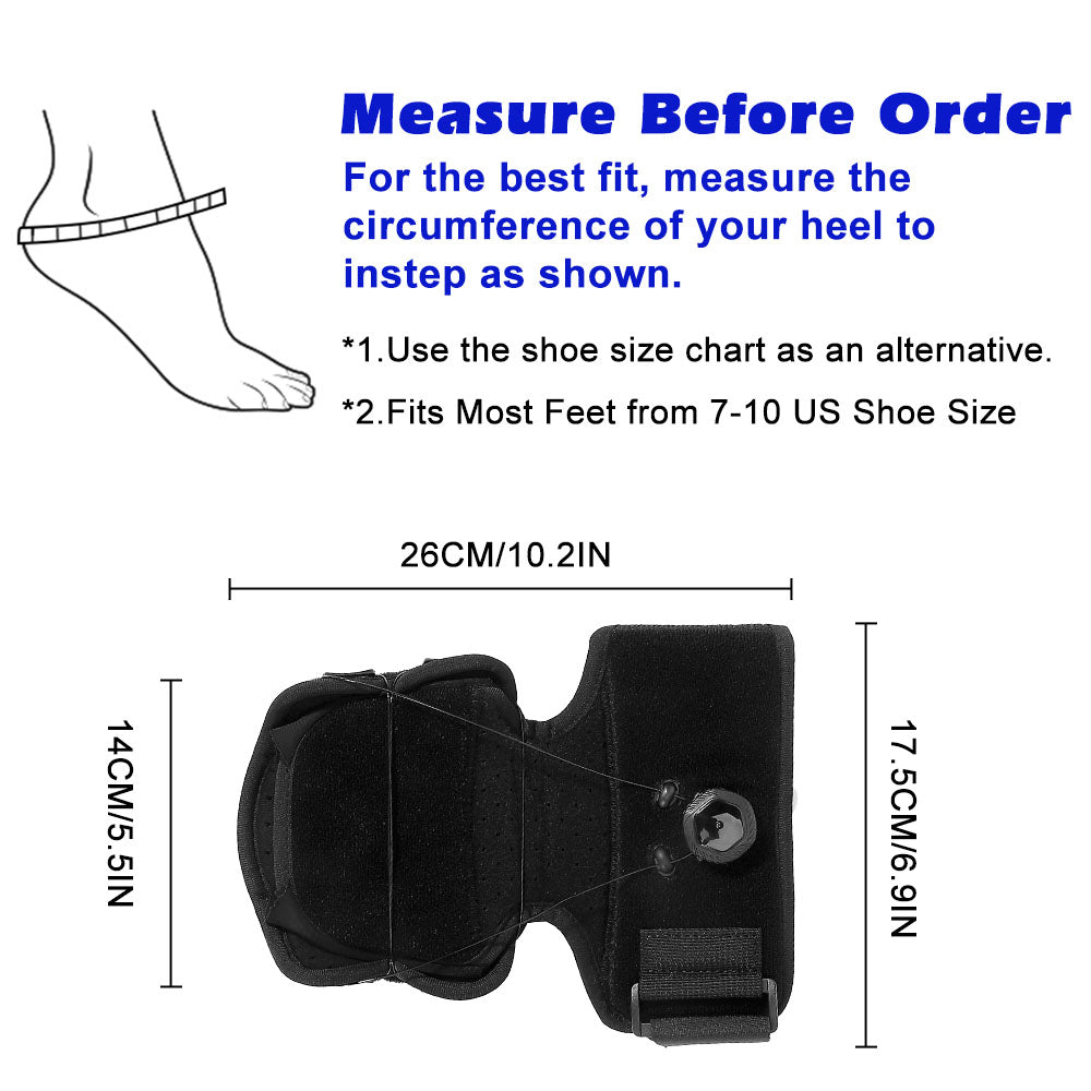 Adjustable Ankle Support Brace with Rotating Buckle - 1 Pack