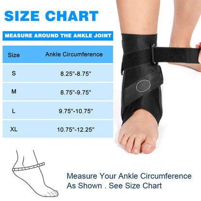 Comfortable Fit Ankle Support Compression Sleeve 1 Pack